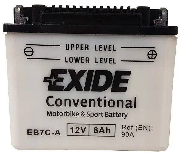 Akumulator EXIDE EB7C-A/YB7C-A 12V 8Ah 90A