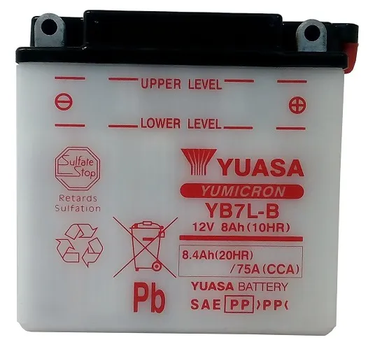 Akumulator YUASA YB7L-B 12V 8Ah 75A