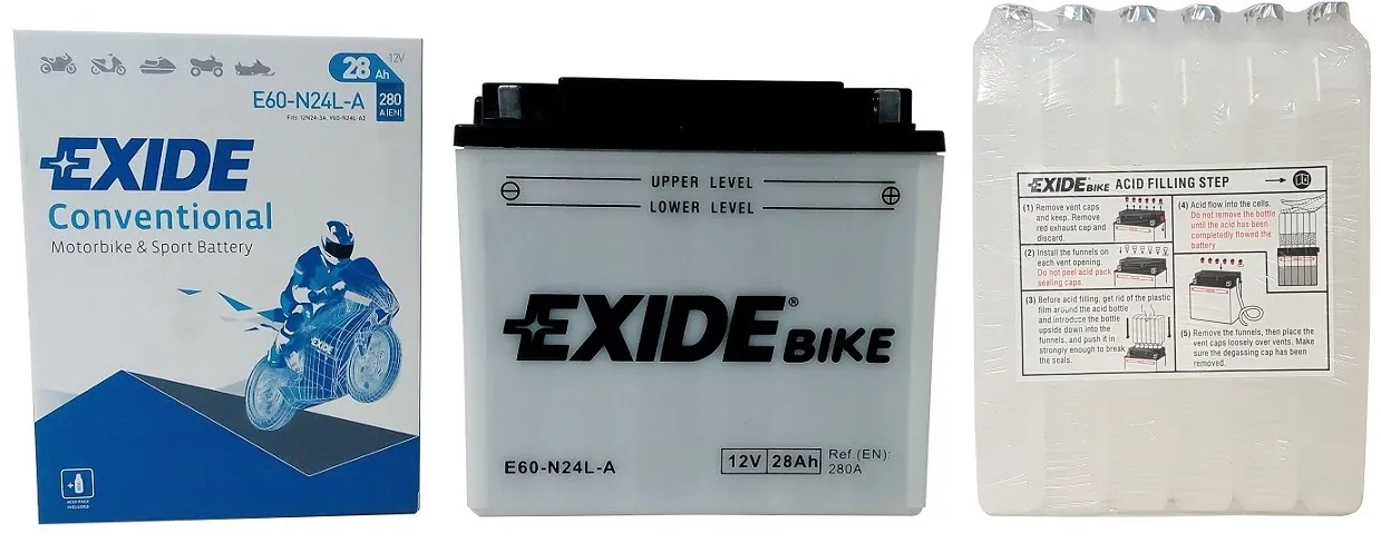 Akumulator EXIDE Y60-N24L-A 12V 28Ah 280A