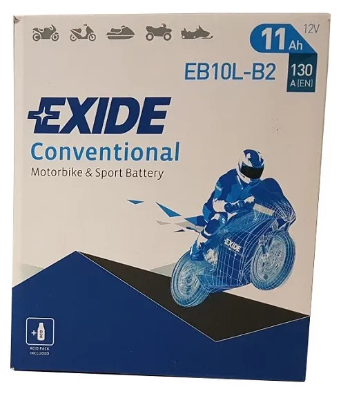  pudełko akumulatora EXIDE EB10L-B2/YB10L-B2