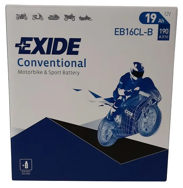  opakowanie akumulatora EXIDE EB16CL-B/YB16CL-B