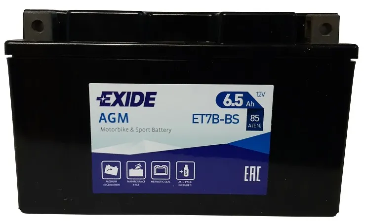 Akumulator EXIDE ET7B-BS/YT7B-BS