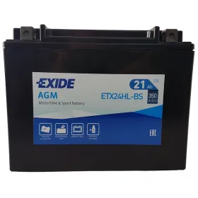Akumulator EXIDE ETX24HL-BS/YTX24HL-BS 12V 21Ah 350A