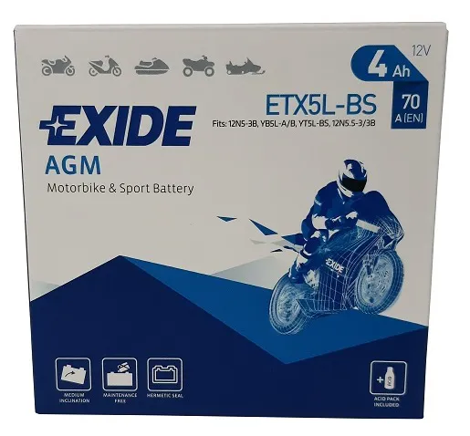  akumulator EXIDE ETX5L-BS/YTX5L-BS