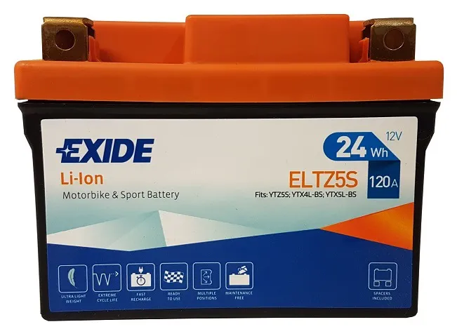  Akumulator EXIDE Li-Ion Lithium ELTZ5S 12V 24Wh 120A