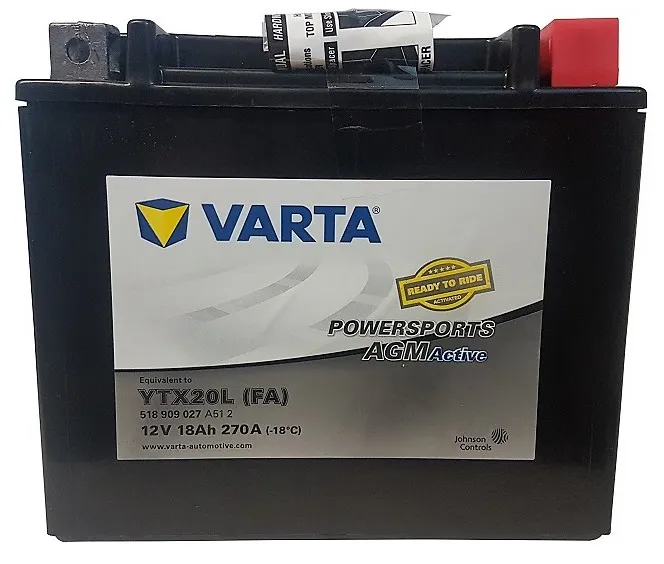  Akumulator VARTA AGM YTX20L (FA) 12V 18AH 270A