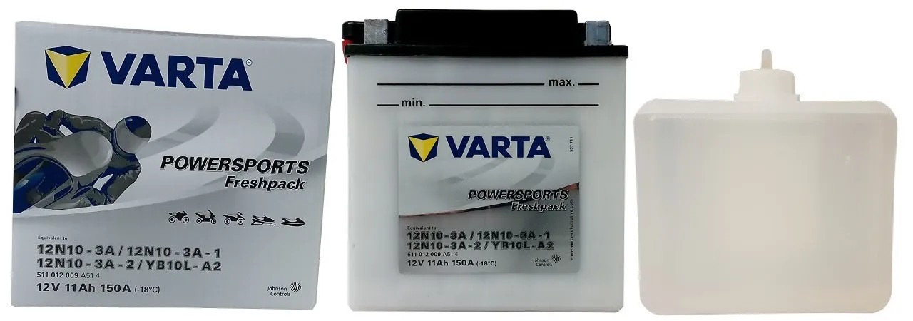 Akumulator VARTA YB10L-A2 12V 11Ah 150A