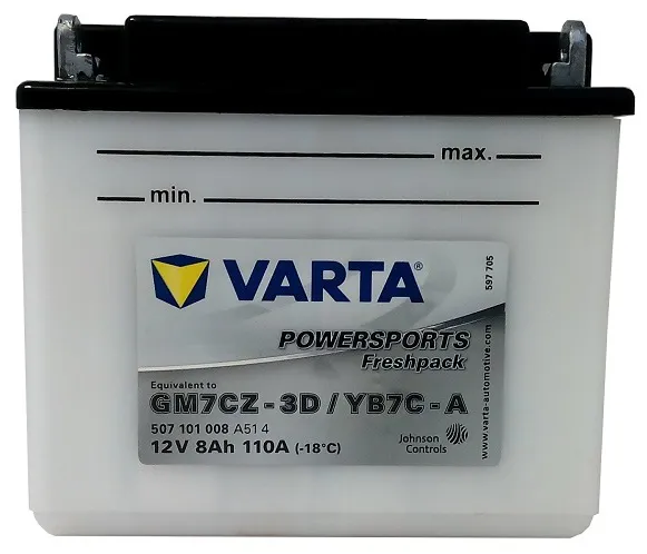 Akumulator VARTA YB7C-A 12V 8Ah 110A