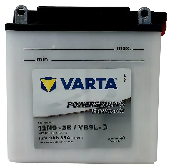 Akumulator VARTA YB9L-B/12N9-3B 12V 9Ah 85A