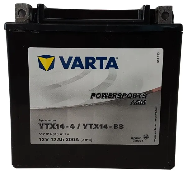  Akumulator motocyklowy VARTA YTX14-BS