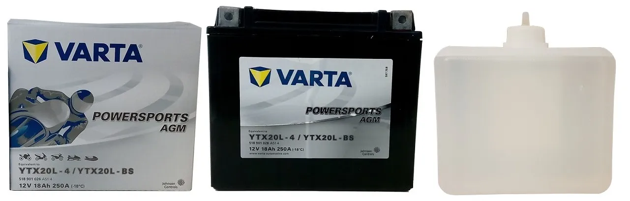 Akumulator motocyklowy VARTA YTX20L-BS