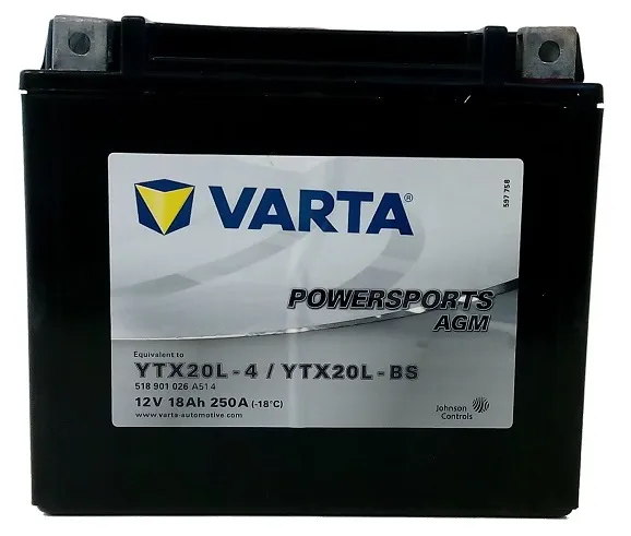  Akumulator motocyklowy VARTA YTX20L-BS