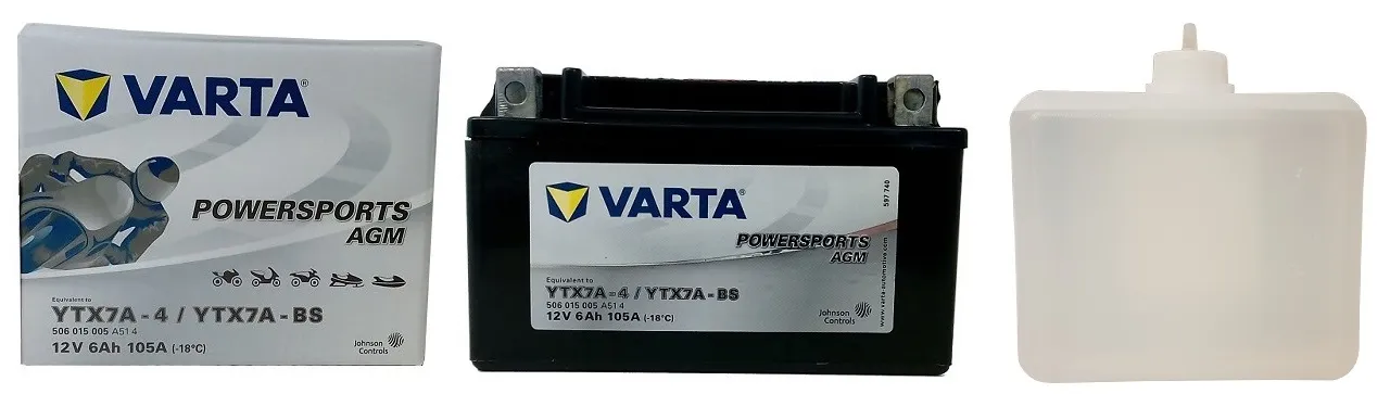  zestaw VARTA YTX7A-BS 12V