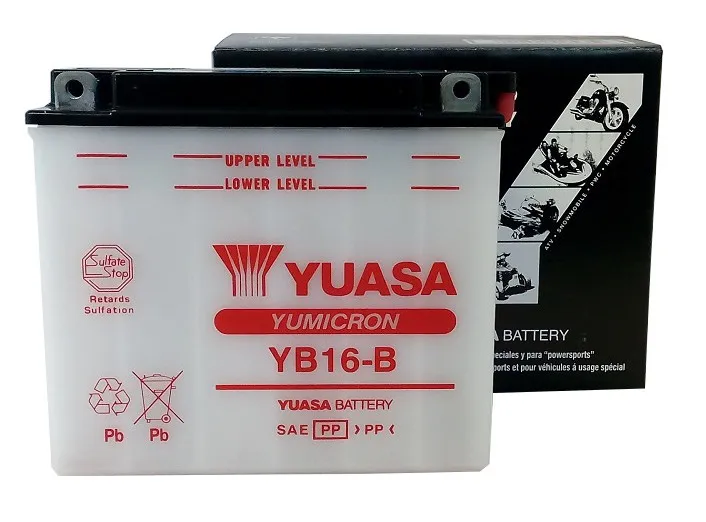  Akumulator YUASA YB16-B 12V 19Ah 215A