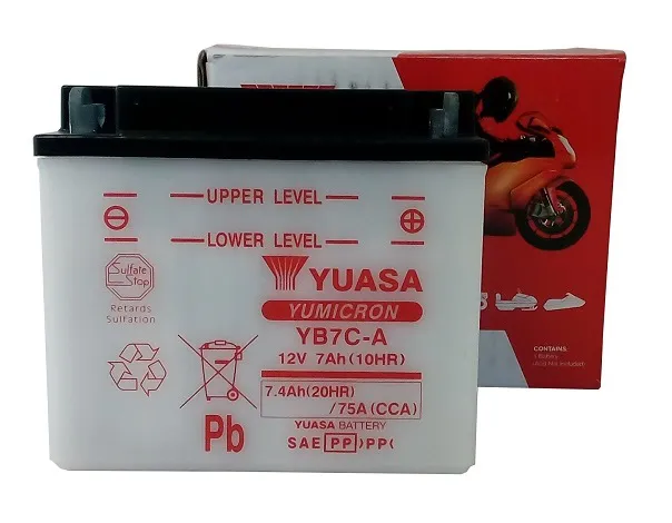  Akumulator YUASA YB7C-A 12V 7Ah 75A