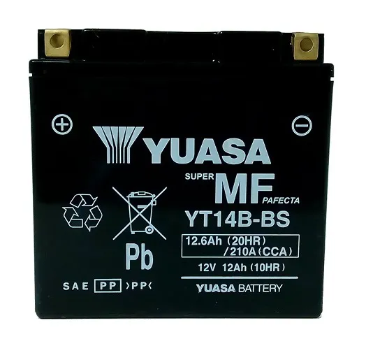 Akumulator YUASA YT14B-BS 12V 12Ah 210A