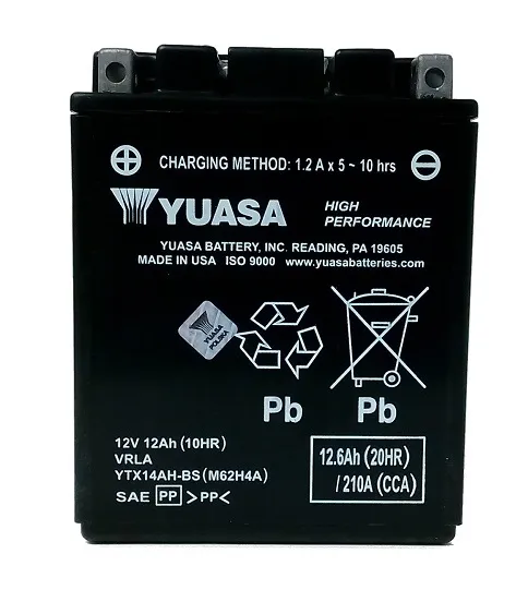  Akumulator YUASA YTX14AH-BS 12V 12Ah 210A