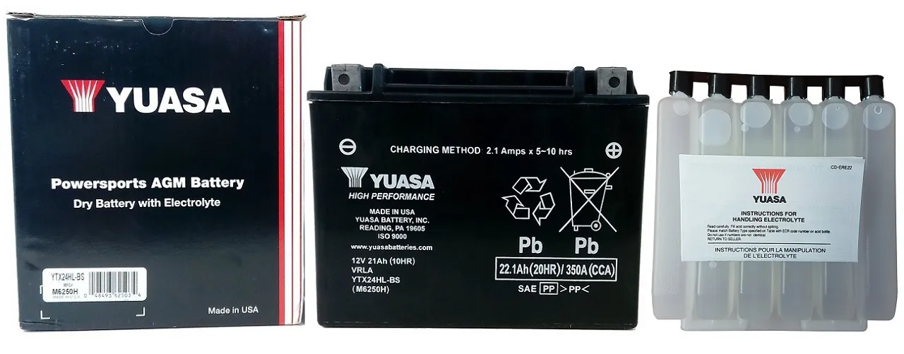  Akumulator YUASA YTX24HL-BS