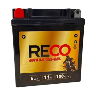 AKUMULATOR RECO 6N11A-3A-GEL 6V 11Ah 100A