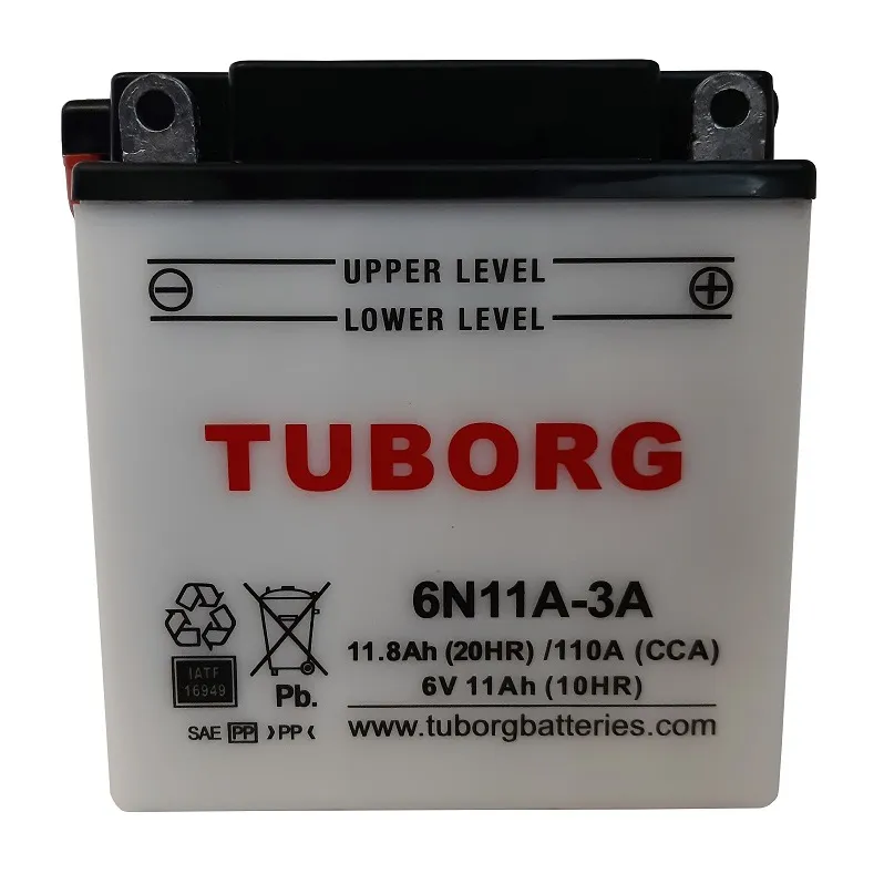 Akumulator TUBORG 6N11A-3A 6V 11Ah 110A