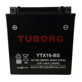 Akumulator TUBORG AGM YTX16-BS 12V 14AH 240A