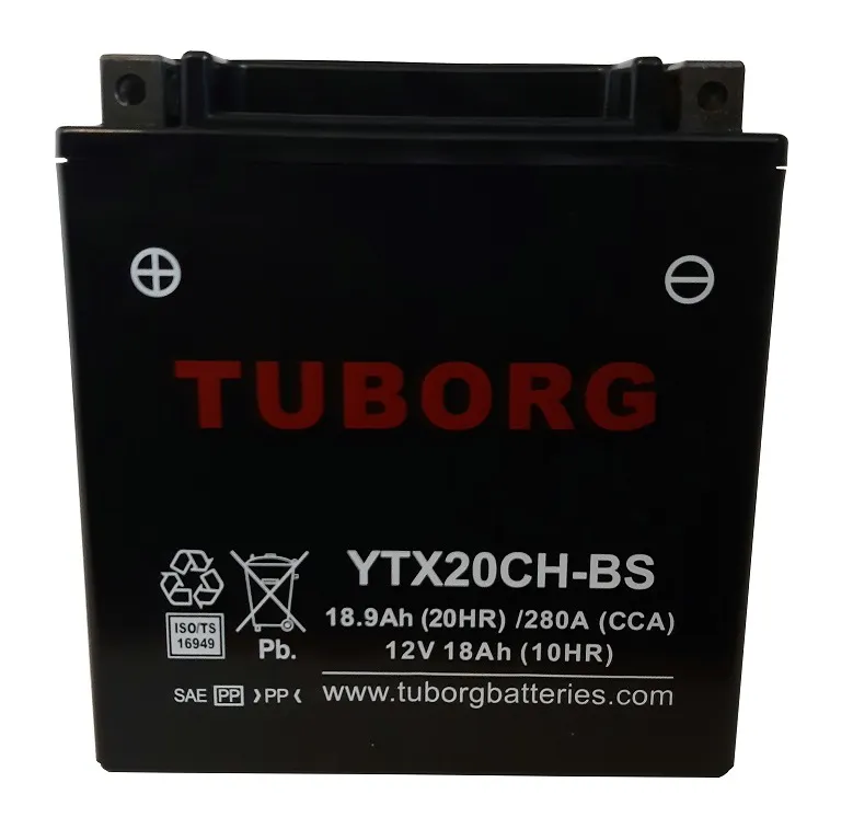  Akumulator TUBORG AGM YTX20CH-BS 12V 18AH 280A