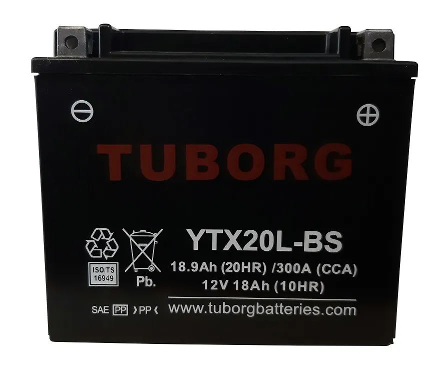  Akumulator TUBORG AGM YTX20L-BS 12V 18AH 300A