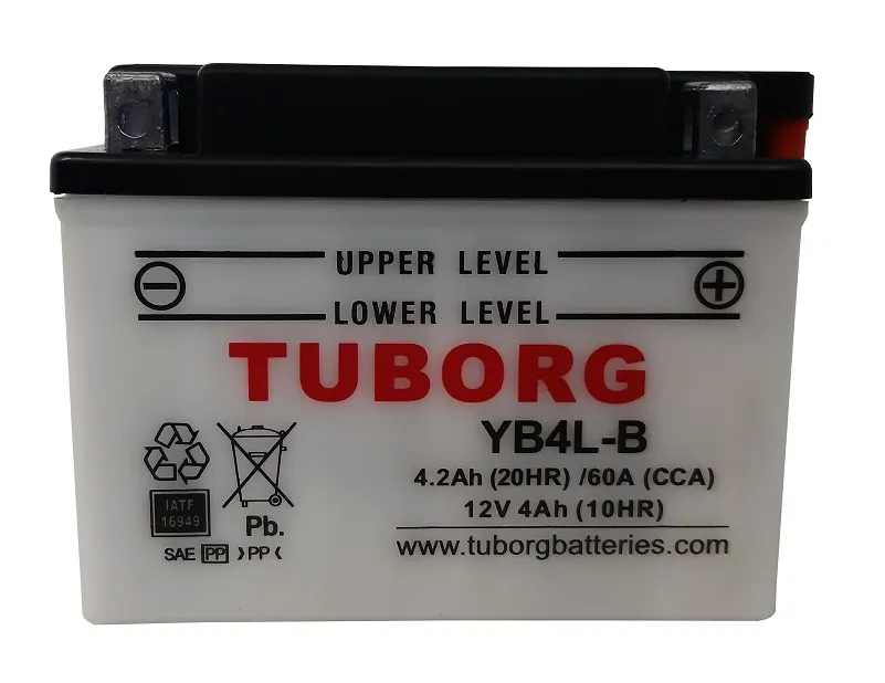  Akumulator TUBORG YB4L-B 12V 4Ah 60A